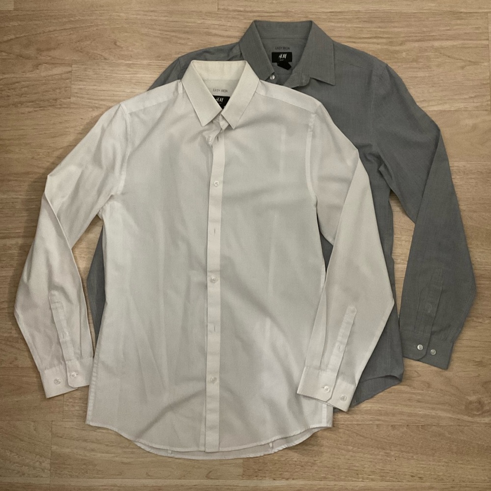 H&M Slim Fit Dress Shirts